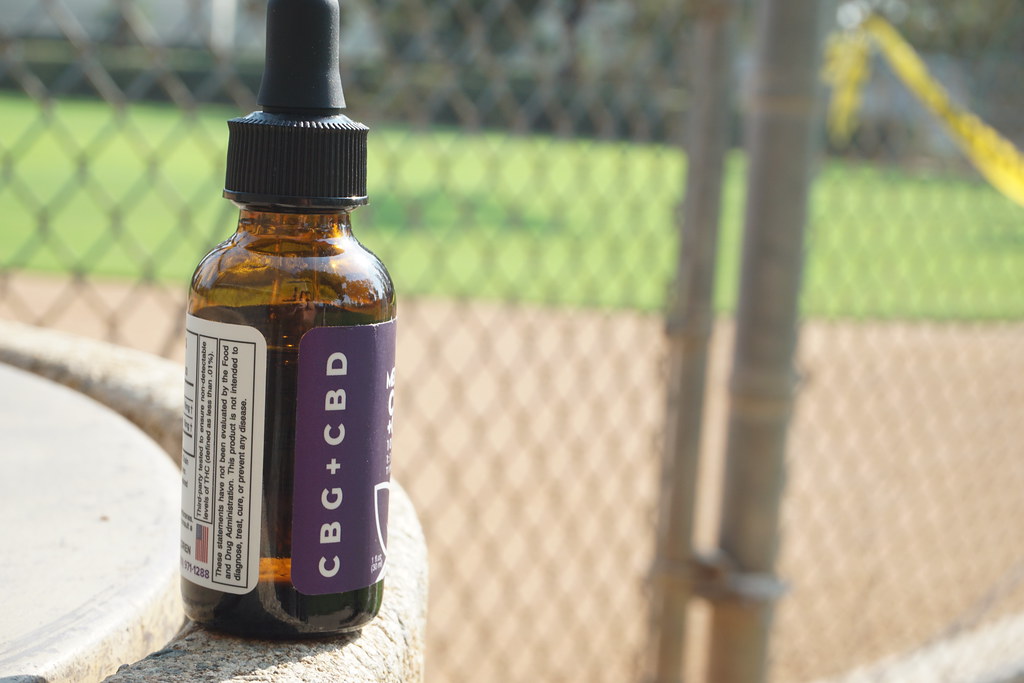 CBD tincture bottle